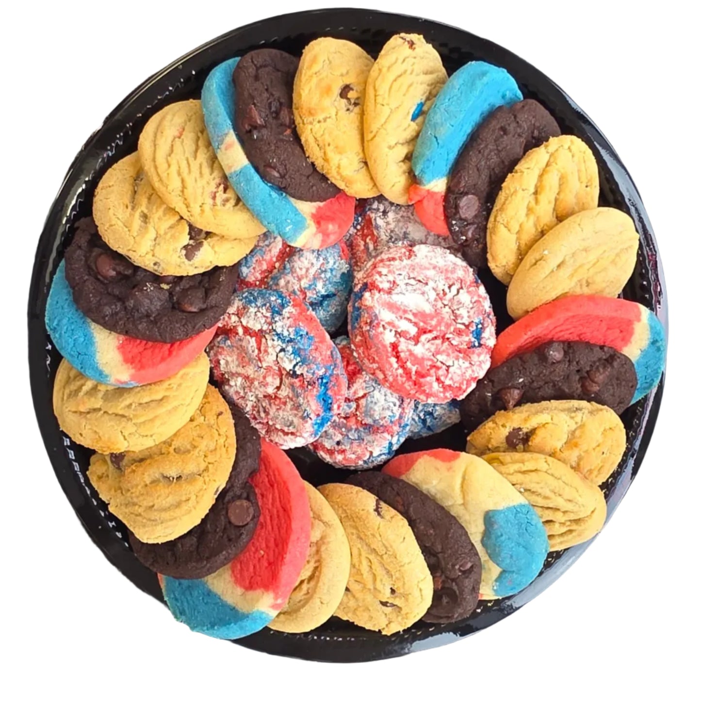Red, White and Blue Summer Cookie Tray