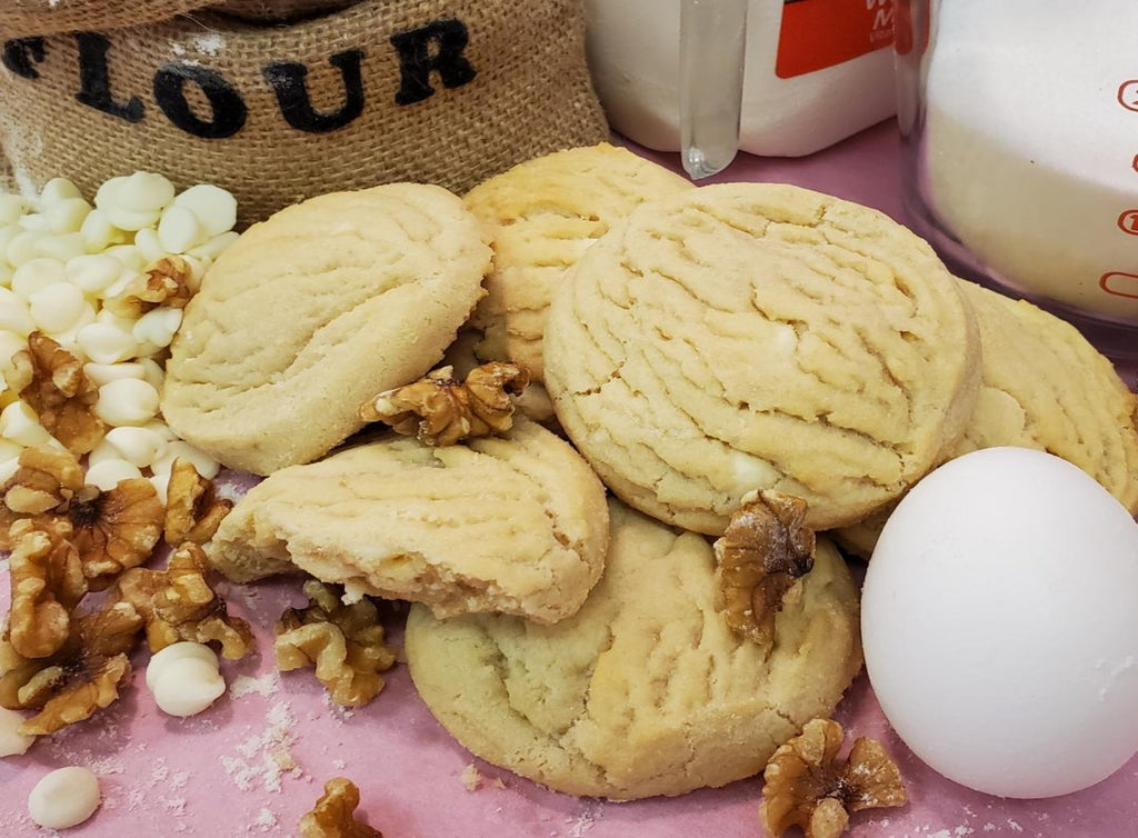White Chip Nut Cookies
